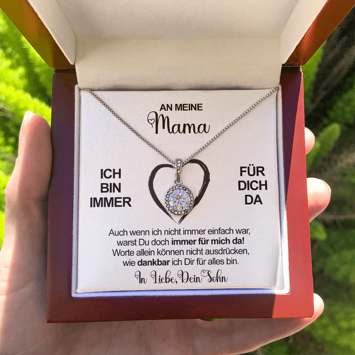 Sterling Silber Halskette - An meine Mama