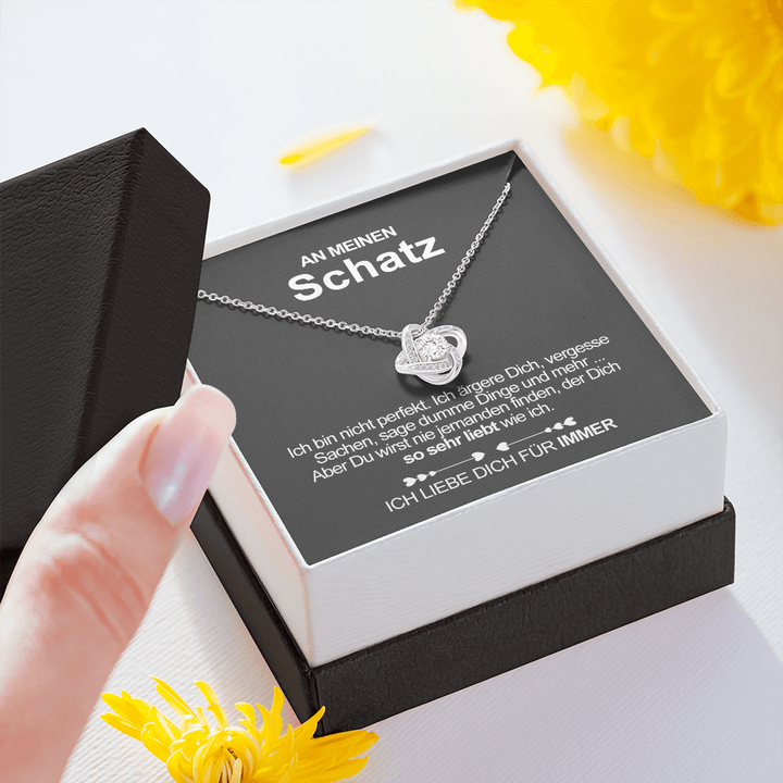 Sterling Silber Halskette Schatz + 10 Stk. Rosen GRATIS