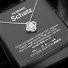 Sterling Silber Halskette - An meinen Schatz - Für Immer