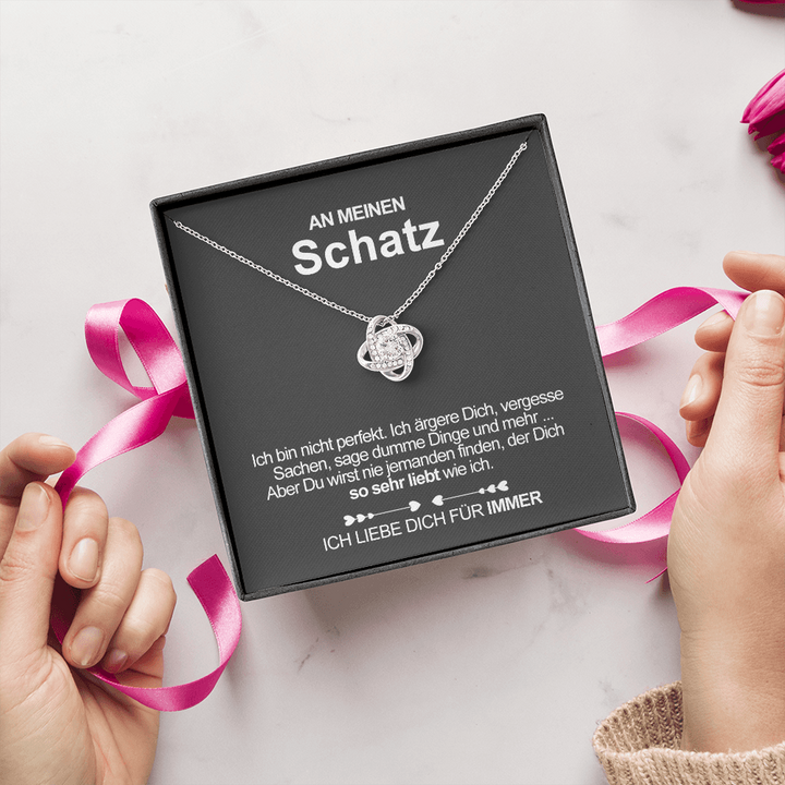 Sterling Silber Halskette Schatz + 10 Stk. Rosen GRATIS