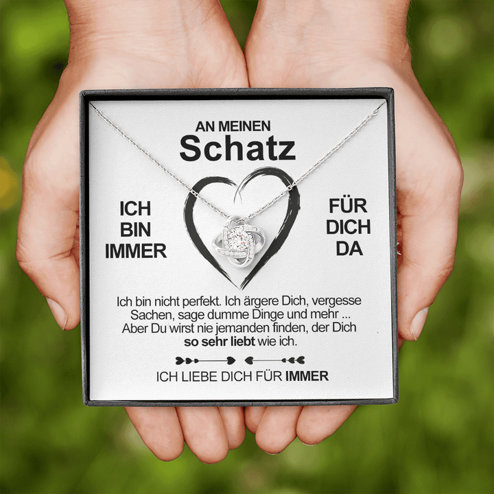 Halskette für meinen Schatz + 10 Stk. Rosen GRATIS