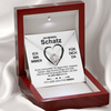 Sterling Silber Halskette - An meinen Schatz - Ich Liebe Dich