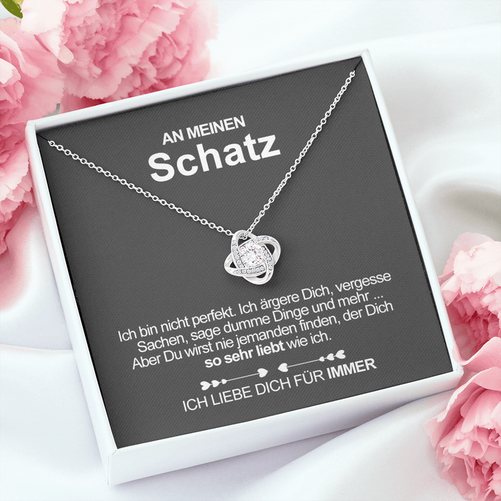 Sterling Silber Halskette Schatz + 10 Stk. Rosen GRATIS